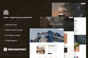 Alipes - Single Property Elementor Template Kit