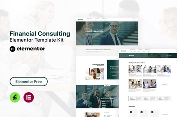 Finpoint - Financial Consulting Elementor Template Kit