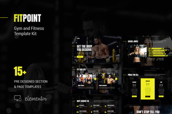Fit Point - Gym & Fitness Elementor Template Kit