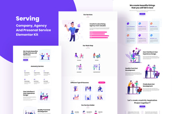 Serving - Service & Business Template Kit