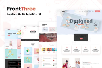 FrontThree - Creative Studio Template Kit