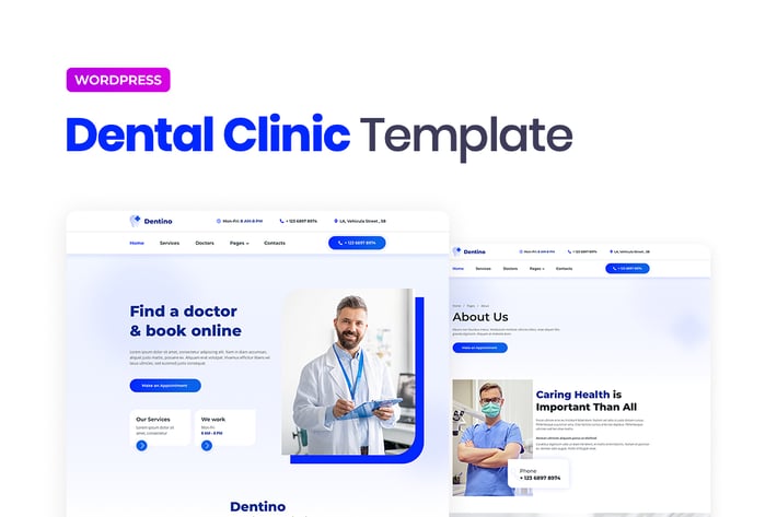 Dentino – Dental Clinic Elementor Pro Template Kit