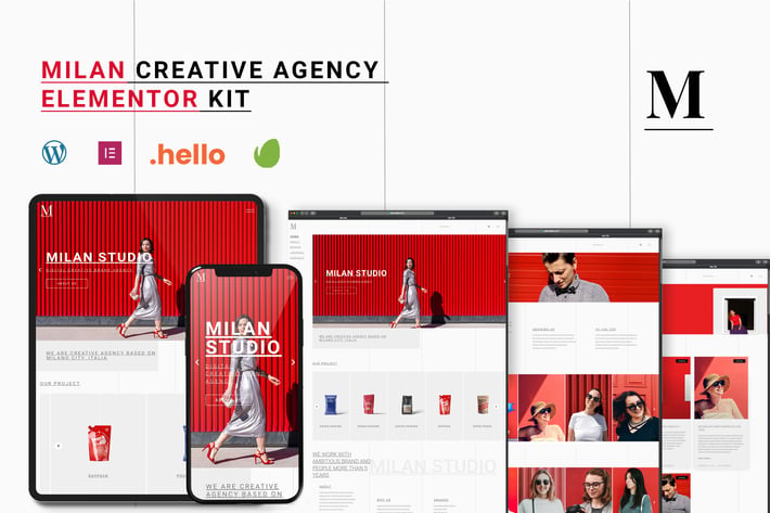 Milan - Creative Agency Elementor Template Kit