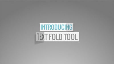 Text Fold Tool