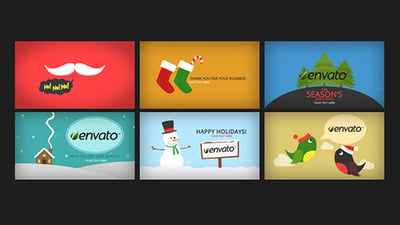 Holidays Greetings Pack