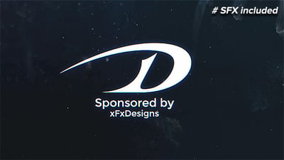 Abstract Glitch Logo Intro