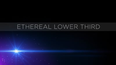 Ethereal Lower Third