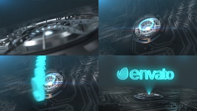 Hi-Tech Hologram Logo