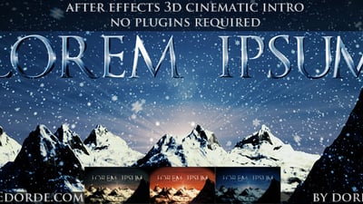 Cinematic Opener - Lorem Ipsum