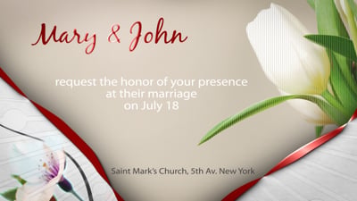 Wedding Invitation e-card