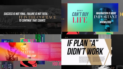 Typography Slideshow