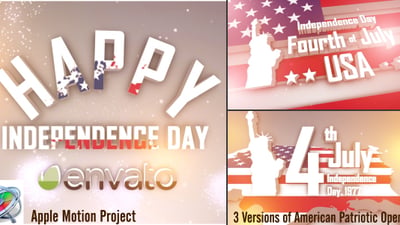 USA Freedom Patriotic Openers Pack-Apple Motion