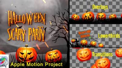 Halloween Teaser Promo Pack - Apple Motion