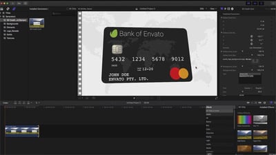 3D Credit Card Builder FCPX
