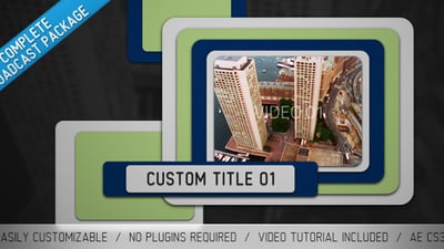 Pop-Up Sliders Broadcast Package