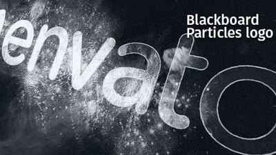 Blackboard Particles Logo