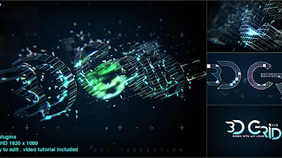 3D Grid Logo
