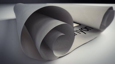 White Scroll Logo Reveals
