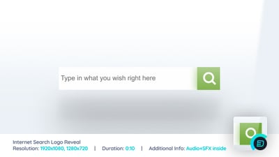 Internet Search Logo Reveal