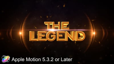 The Legend - Cinematic - Apple Motion