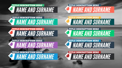 Big Lower Thirds