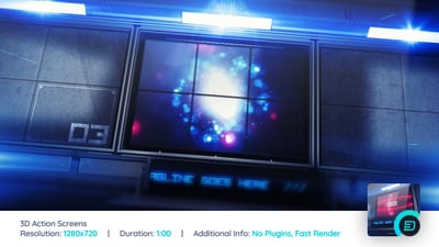 3D Action Screens
