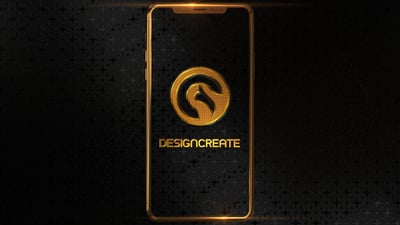 Phone X Gold Logo