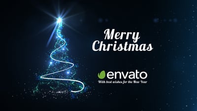Light Tree - Christmas Greetings