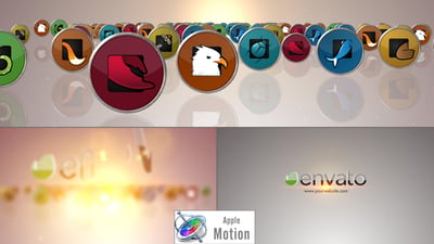 Social Media Logo V2 - Apple Motion