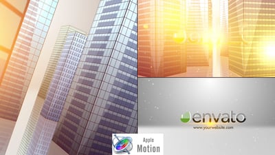 SkyScrapers Buildings Logo - Apple Motion