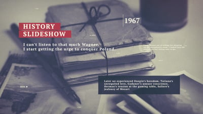 Modern History Slideshow