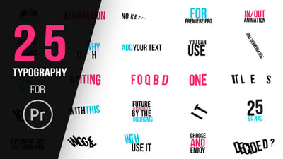 Kinetic Typography for Premiere Pro