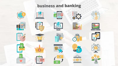 Business And Banking - Flat Animation Icons