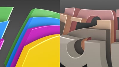 3D Colorize Logo Reveal