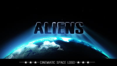 Cinematic Space Logo or Title