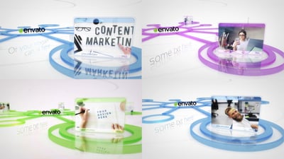 Video display elegant it slide showcase