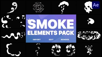 2D FX Smoke Elements | After Effects