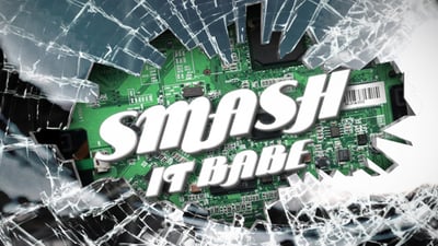 Smashing Logo or Title Reveal - Realistic 3D