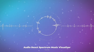 66 Audio React Spectrum Music Visualizer Templates