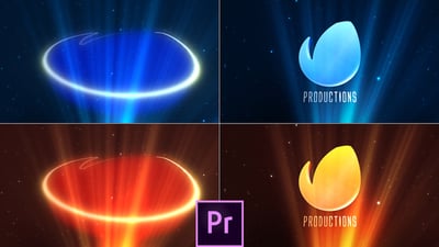 Cinematic Rays Logo - Premiere Pro