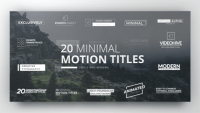 Clean Minimal Titles | For Premiere Pro