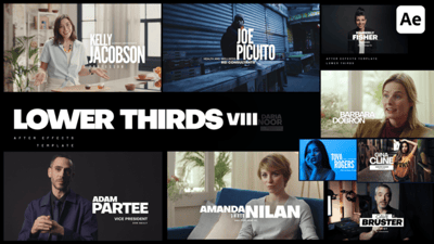 Lower Thirds VIII