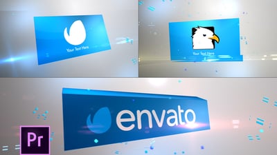 Corporate Cube Logo Opener - Premiere Pro