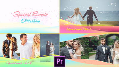 Special Events Slideshow - Premiere Pro