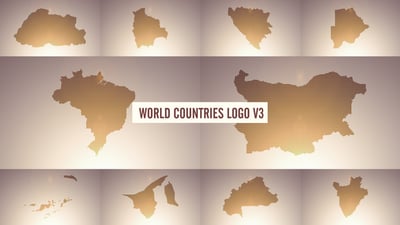 World Countries Logo & Titles V3