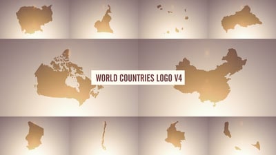 World Countries Logo & Titles V4