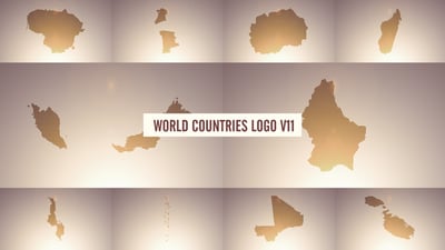 World Countries Logo & Titles V11