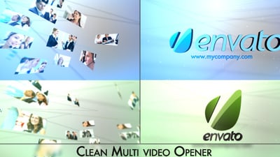 Simple Clean Multi Video Logo