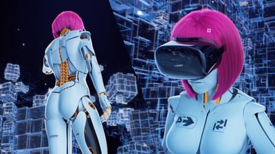 Virtual Reality Droid After Effects Template