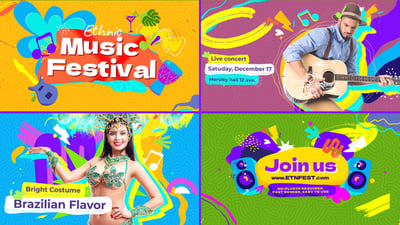 Ethnic Music Festival Event Opener